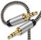 Cavo Aux, Cavo Jack in Nylon 4m, 3,5mm Cavo Audio Jack Ausiliario Premium a Treccia per Cuffie,Telefono Cellulare,Tablet, Home/Stereo per auto e altro