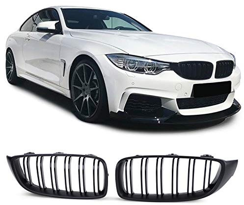 Sport Doppelsteg Kühlergrill Performance Matt passend für 4er BMW F32 F33 F36