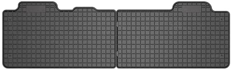 FROGUM EL Toro Gummimatten Ganzjähriges-Set von Autofussmatte Auto Fußmatten für Peugeot Traveller ab 2016 | Beständiges Gummi Material | 1,5cm Schutzkante