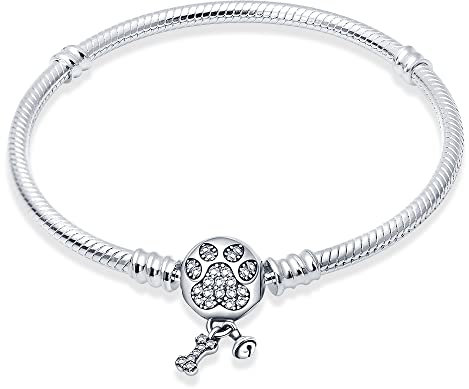 Pandach Armband Damen 925 Sterling Silber, Armbänder Moments Schlangen-Gliederarmband Armkette Valentinstag Muttertag Geburtstags Weihnachten Geschenk für Frauen Freundin Mama