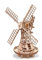EWA Eco-Wood-Art - 3D-Holzpuzzle für Jugendliche und Erwachsene - WINDMÜHLE- DIY-Bausatz, Selbstmontage, kein Kleber erforderlich - 227 Stück, Natürlich