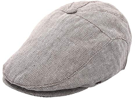 FORUHOO Kinder Schiebermütze für Jungen, Baby Baskenmütze Kapppe Hüte Cap (Khaki, 54cm)