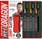 RED DRAGON Jonny Clayton Oxide Auflage 23 Gramm Premium Tungsten Darts Set mit Flights und Stielen