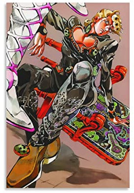 Jojo Vintage-Kunst-Poster, dekoratives Gemälde, Leinwand, Wandposter und Kunstbild, modernes Familien-Schlafzimmer, Dekoration, Poster, 30 x 45 cm