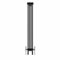 Warmehaus Radiateur vertical traditionnel en fonte à quatre colonnes Noir 1500 x 200 mm – Parfait pour salle de bain, cuisine, salon