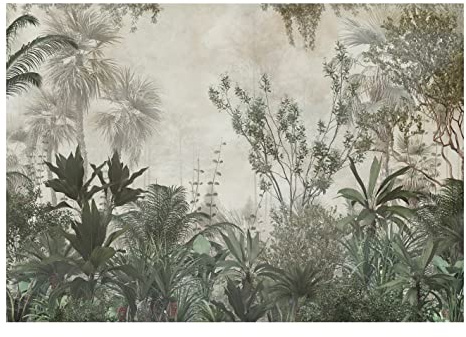 WallArena Papier peint photo intissé Vert | Papier Peint Intissé de Haute Qualité, Impression latex, Résistant aux UV
