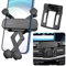 LUNQIN Kfz-Handyhalterung für Mercedes Benz E-Klasse 2010 2011 2012 2013 E300 E350 E550 E63 AMG W212 Autozubehör Innendekoration Handy Smartphone Halterung
