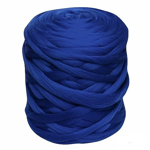 1m Filzwolle Märchenwolle Merino Nassfilzen Trockenfilzen Spinnen über 100 Farben Meterware, Farbe Wolle:024 safirblau