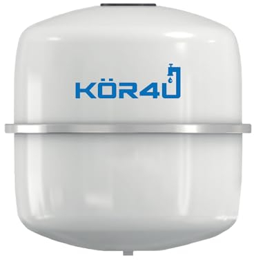 kör4u Ausdehnungsgefäß 10 bar 8 Liter, weiß, geeignet für Trinkwasser, Trinkwassersysteme (10 bar/8 Liter)
