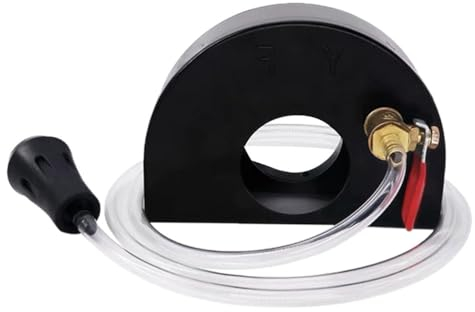 OSALADI Winkelschleifer Geschlossen Wasser 140mm Schutzhülle Scheibenschutz Für Winkelschleifer Elektrische Abdeckung Werkzeugloser Radschutz Waschbecken Metall