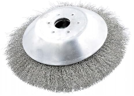 perfektGarten 200 mm Unkrautbürste mit weichem Draht kompatibel mit Bosch RIWALL PRO Parkside Motorsense