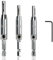 3 Pieces of Self Centering Hinge Drill Bit Kit, Quick Release Drill Bit Guide Kit, Upgraded Hinge Drill Bit Kit, Used for Door and Window Cabinet Hinge Guide Hole Drill Bits