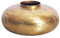 Riess Ambiente Moderne Deko Vase Abstract Orient 35cm Gold rund Metall Hammerschlag-Design