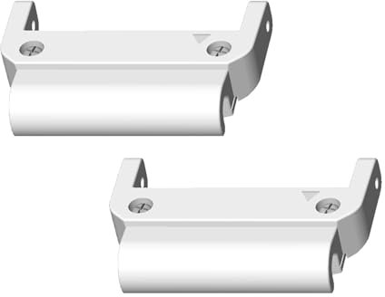 LXURY 2 Stück Edelstahl Anschluss Kompatibel mit Garmin Fenix7/ Fenix 7 Pro Uhrenarmband Anschluss, 22mm Quick-Fit Metall Uhren Adapter Langlebig Stecker für Garmin Fenix7/ 7 Pro Connectoren (Weiß)