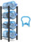 Semoprus 4 Tier Water Bottle Holder Storage Rack, 5 Gallon Water Jug Dispenser Stand, Heavy Duty