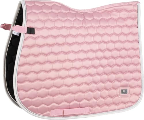 Horse Guard - Schabracke Kora – Pferde-Schabracke mit Cool-Dry-Futter – Stoßdämpfend & schnell trocknend – Elegant glänzend – Dressur-Schabracke in Mesa Rose – Größe 17
