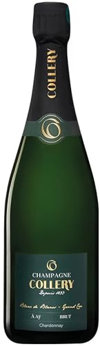 Champagne Collery Grand Cru Blanc de Blancs NV 75 cl – 100% Chardonnay with Floral & Pear Elegance – Mineral-Driven & Award-Winning Champagne