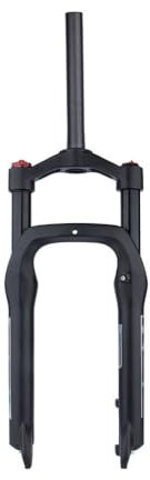 HSIRYAOHD Forcella per mountain bike 4.0 da 20 66 cm, forcella di sospensione per mountain bike, bici elettrica da 135 mm, forcella anteriore da 9 x 135 mm, QR HL/RL (manuale, 20 pollici)