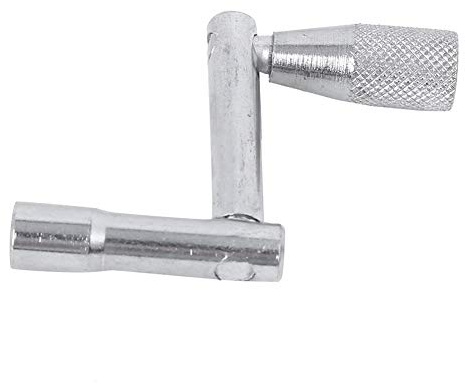VGEBY Continuous Motion Drum Key Metallschlüssel für Drum Kit Verbindungseinstellung 1 Stück für Schlagzeuger Silber