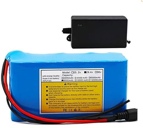 24V 8AH 7S3P Batterie Lithium pour Trottinette Pliable Batterie De Rechange Haute Puissance Longue autonomie pour Électrique À Moteur 100W 350W 500W 24V 8Ah,XT60+DC