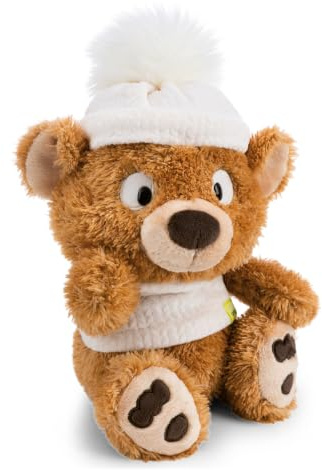 NICI Kuscheltier Bär Capiccino 25cm - 63227 | Weiches Stofftier aus Plüsch zum Liebhaben, Knuddeln & Spielen, tolles Plüschtier Geschenk für Kinder & Erwachsene