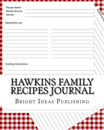 Hawkins Family Recipes Journal