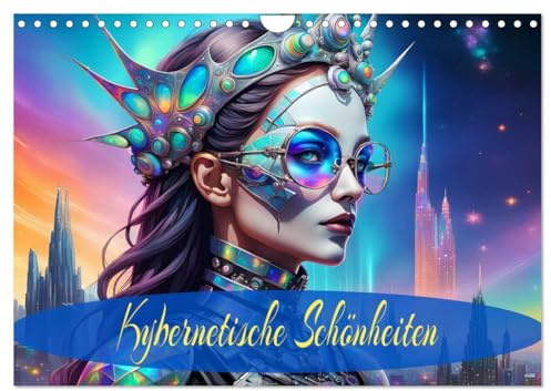 Kybernetische Schönheiten (Wandkalender 2026 DIN A4 quer), CALVENDO Monatskalender: Die Fusion von Mensch und Maschine, eine Symbiose der Schönheit. (CALVENDO Technologie)