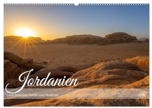 Jordanien - Land zwischen Antike und Moderne (Wandkalender 2026 DIN A2 quer), CALVENDO Monatskalender: Erleben Sie die zeitlose Schönheit Jordaniens ... Bildern festhält. (CALVENDO Natur)