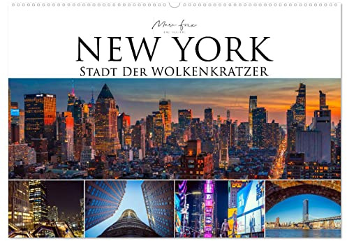 New York - Stadt der Wolkenkratzer (Wandkalender 2026 DIN A2 quer), CALVENDO Monatskalender: Faszinierende Architektur einer Weltmetropole (CALVENDO Orte)