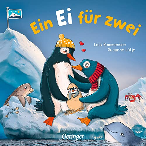 Ein Ei für zwei: Süßes Pappbilderbuch über ein Pinguin-Pärchen für Kinder ab 2 Jahren