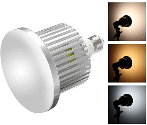 Hersmay 95 LED luce video 5500 K-3200 K dimmerabile E27 LED luce video luce softbox studio luce fissa kit per fotocamera foto video foto con telecomando wireless