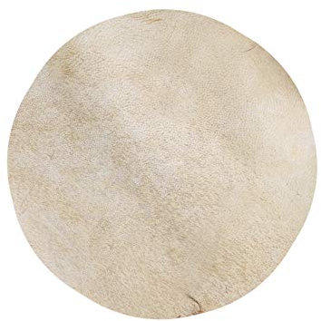 BQLZR Peau de chèvre jaune 30 x 30 x 0,1 cm pour tambourin africain 8 Pièces et accessoires