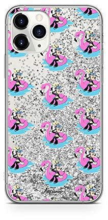 ERT GROUP mobile phone case for Apple Iphone 11 PRO MAX original and officially Licensed Disney pattern Minnie 023 optimally adapted to the shape of the mobile phone, with glitter overflow effect