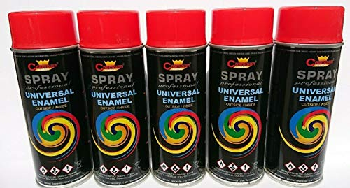 Sprühlack RAL Sprühfarbe Lackspray Spraydose 400ml - RAL 3020-5 Stück