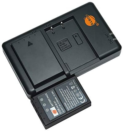 PS-BLS1, BLS-1 (Pack of 2) Rechargeable Battery Battery and Dual Charger Compatible with Olympus Pen E-PL1, E-PM1, EP3, EPL3, Evolt E-420, E-450, E-620 Digital SLR Camera etc.