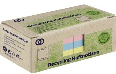 Soennecken Haftnotiz oeco 5877 RC 75x75mm 100Bl. sort. 12St.