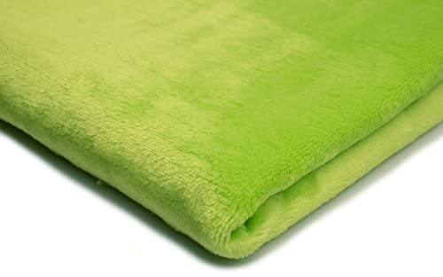Plüsch-Strickstoff Glatt Zweiseitig, Teddy, 50x160 cm (Aquamarin)