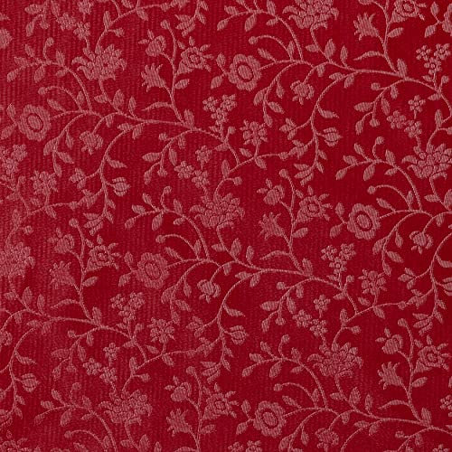 Home Direct Embossed Rectangular Oilcloth PVC Wipe Clean Tablecloth 140cm x 200cm 55x78 Red