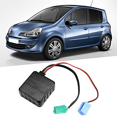 Accessoires Audio De Voiture, Accessoires d'autoradio, câble Audio auxiliaire AUX de Haute qualité de Voiture Adaptateur Bluetooth Voiture Recepteur Bluetooth Compatible avec Renault Clio Megane