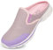 CELANDA Zoccoli e Sabot Donna Uomo Ciabatte Leggero Traspiranti Pantofole da Casa Comode Antiscivolo Scarpe da Giardino Spiaggia all'aperto, Rosa Viola 43 EU