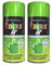 HOMION Colour it prime spray paint 400ml sunshine gloss or matt finish quick drying metal wood aerosol (2, LIME GREEN GLOSS)