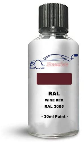 Xtremeauto Touch Up Paint Interior/Exterior RAL 3005 Wine red Dull Matt Finish Interior Scratch Repair: Wall, Cabinets, Trim, Molding, Furniture, Windows, Fascia