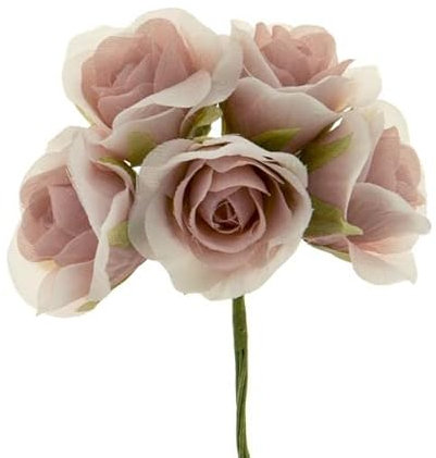 Formoso Decorazione Bomboniera Fiore Tipo Rosa Colore Rosa Antico D 4 cm Wedding Confezione 72 pz Art B0704ROSE