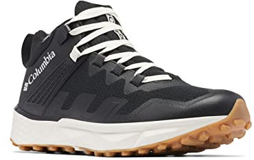 Columbia Homme Facet 75 Mid Outdry Bottes de Trekking et de randonnée à Taille mi-Haute, Sable à la lumière Noire, 43.5 EU