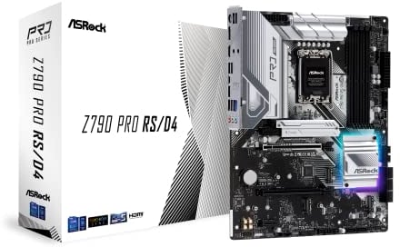 ASROCK Z790 PRO RS/D4, ATX, 4 X DDR4, 4 M.2, 8 SATA, HDMI, DP, EDP