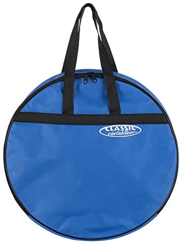 Classic Cantabile Tasche für 18 Schamanentrommel - Passend für Trommeln mit 46 cm Durchmesser - Gepolstert - Für Handtrommeln und Frame Drums - Blau