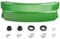 AM128998 Lawn Mower Front Bumper - by Ohoho - Compatible with John Deere AM128998 AM117725 M84971 AM127800 19M7867 24H1122 LT133, LT155, LT166, LT150, LT160, LT170, LT180, LT190 LTR155 LTR166 LTR180