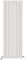 iBathUK Apex Tall Vertical Radiator, Double Flat Panel Radiators, 1600x532mm Slim Radiator, Wall Mounted for Bathroom,Kitchen,Living Room- White