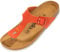 Palado Zehentrenner Damen Kos Matt – gefertigt in Spanien – weiche Veloursleder-Decksohle – mattes Obermaterial für dezente Eleganz Orange UK7 - EU40