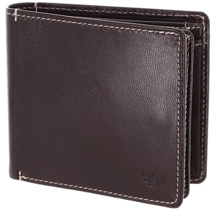 Golden Head Leder Geldbörse Bari RFID Protect Scheintasche 1134 Schokoladenbraun Dunkelbraun